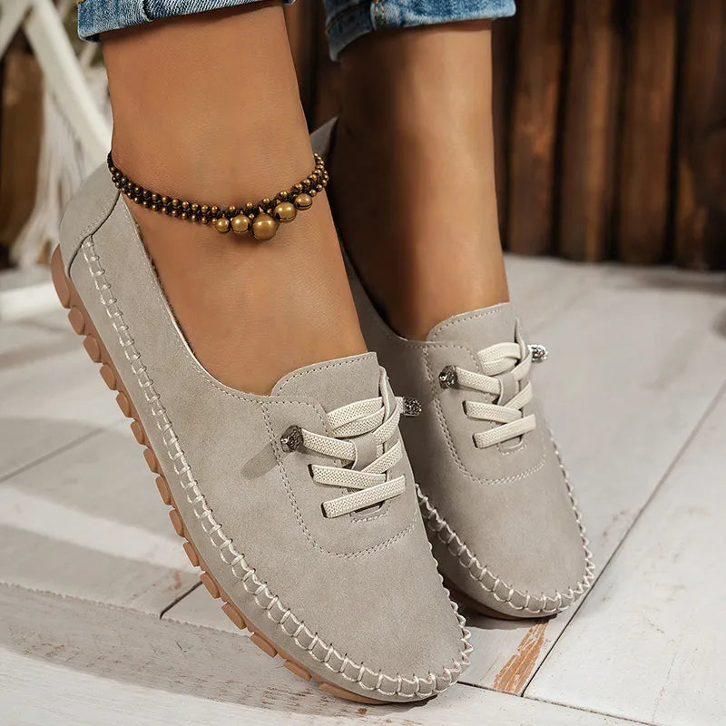 🔥Women's Comfortable Soft Hand-Stitched Genuine Leather Loafers