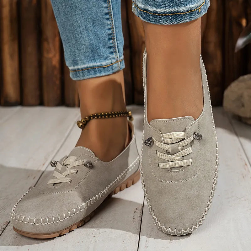 🔥Women's Comfortable Soft Hand-Stitched Genuine Leather Loafers