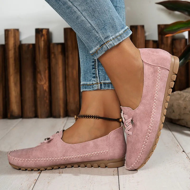 🔥Women's Comfortable Soft Hand-Stitched Genuine Leather Loafers