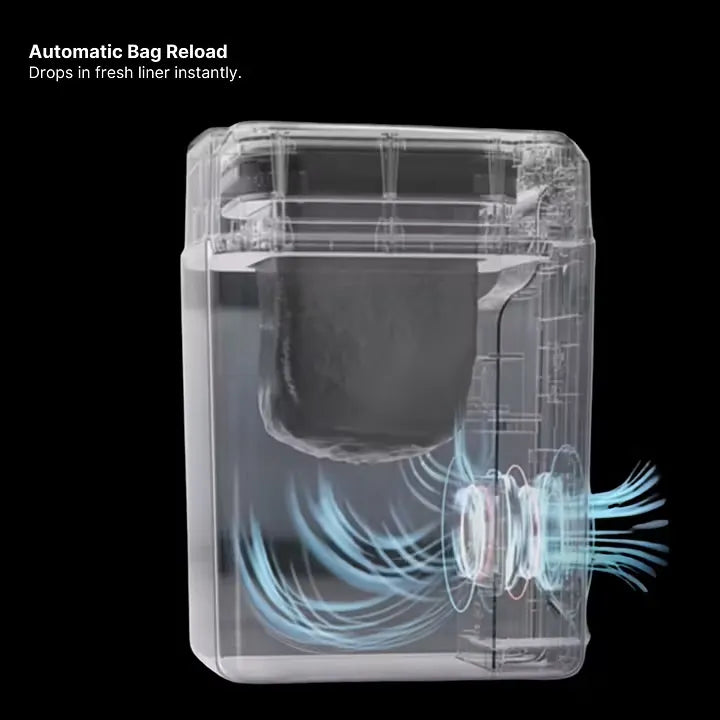 Touchscreen, Self-Sealing Smart Trash Can