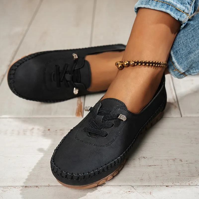 🔥Women's Comfortable Soft Hand-Stitched Genuine Leather Loafers