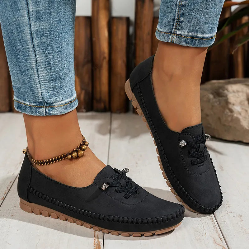 🔥Women's Comfortable Soft Hand-Stitched Genuine Leather Loafers