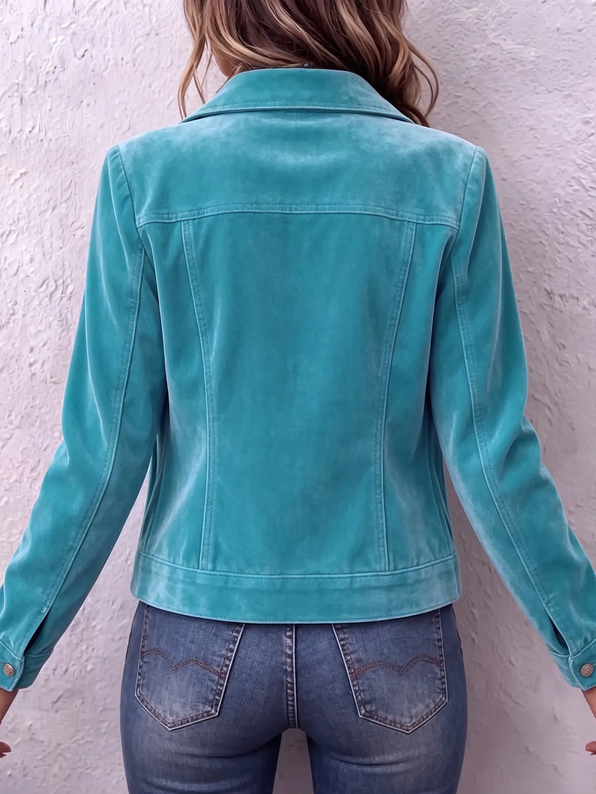 Boho Vintage-inspired Velvet Jacket