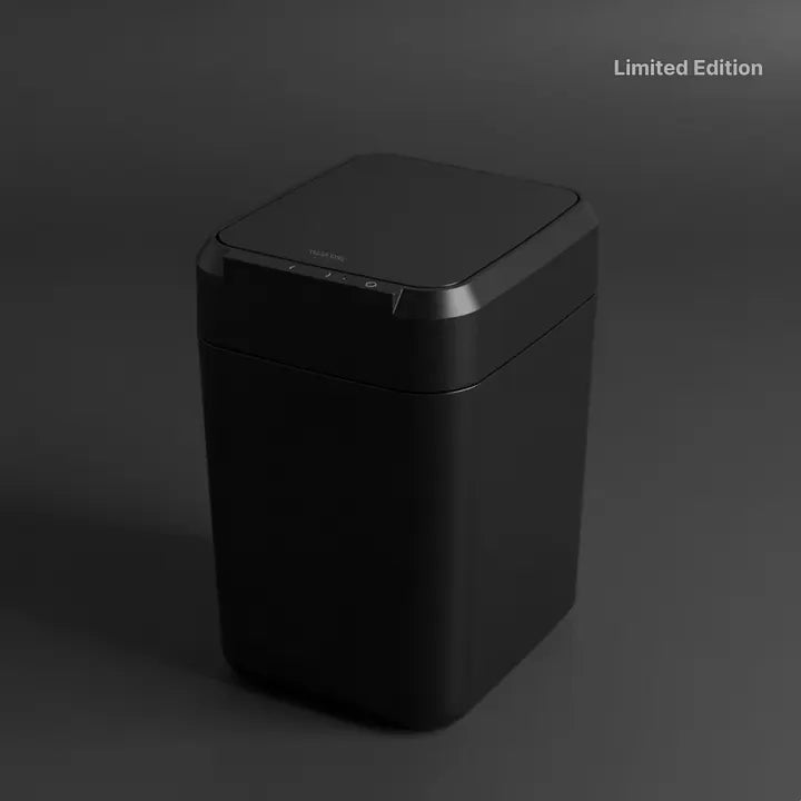 Touchscreen, Self-Sealing Smart Trash Can