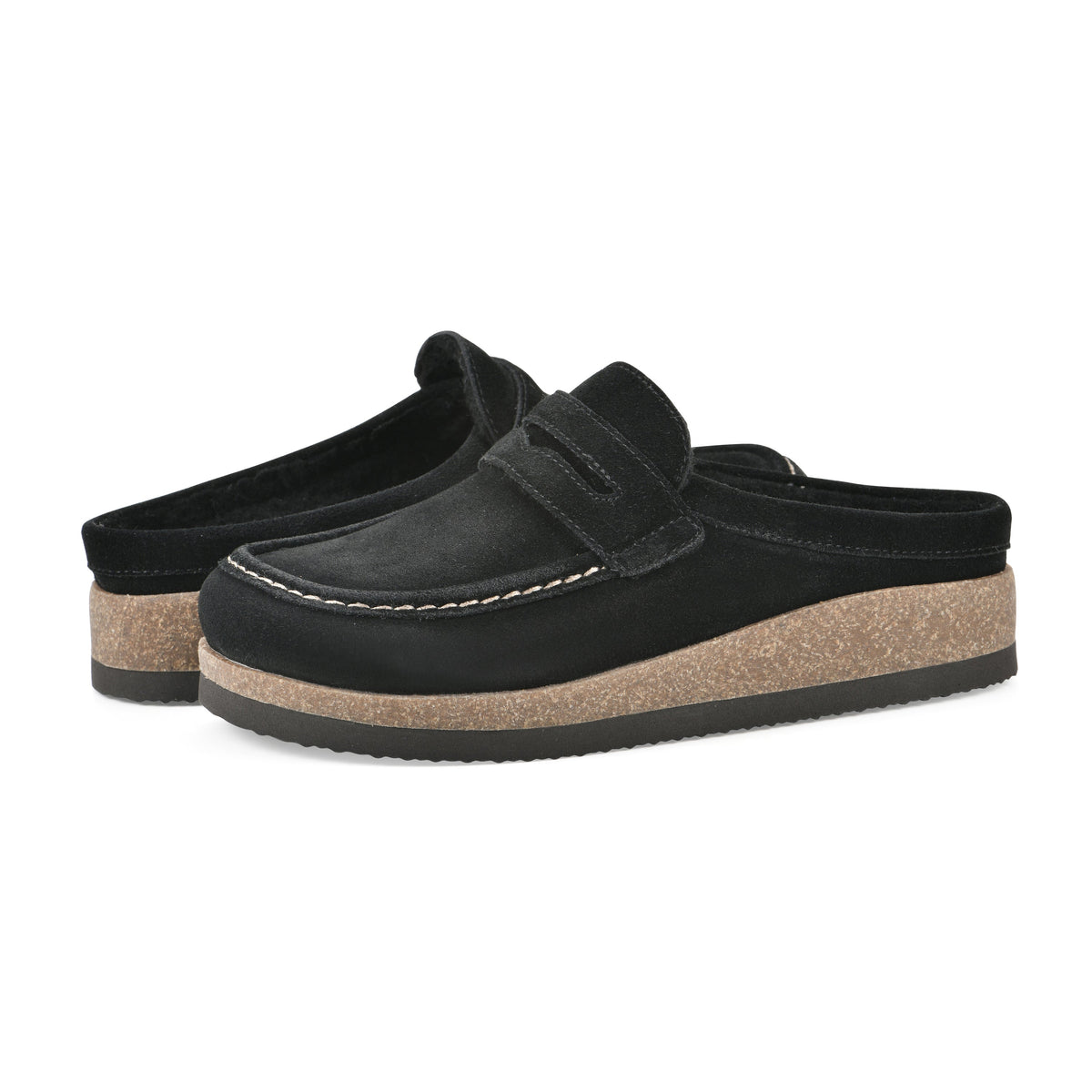 Women's wooden clogs