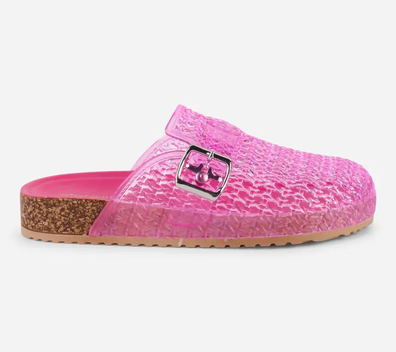 Women Casual Breathable Design Slip On Mules Jelly Mules Sandals