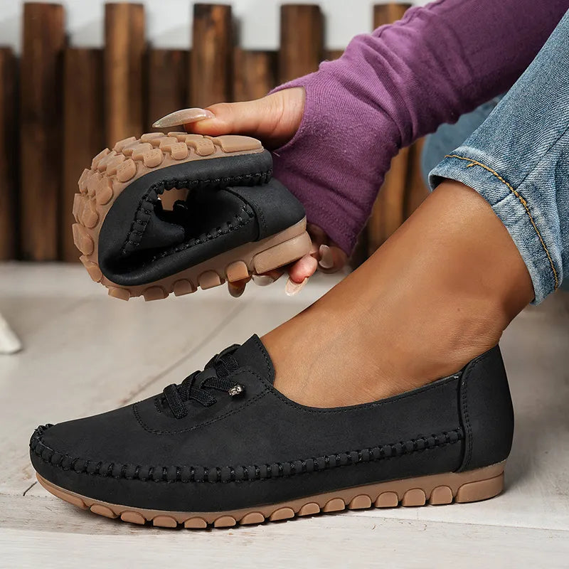 🔥Women's Comfortable Soft Hand-Stitched Genuine Leather Loafers