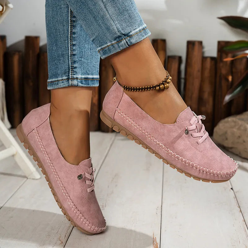 🔥Women's Comfortable Soft Hand-Stitched Genuine Leather Loafers
