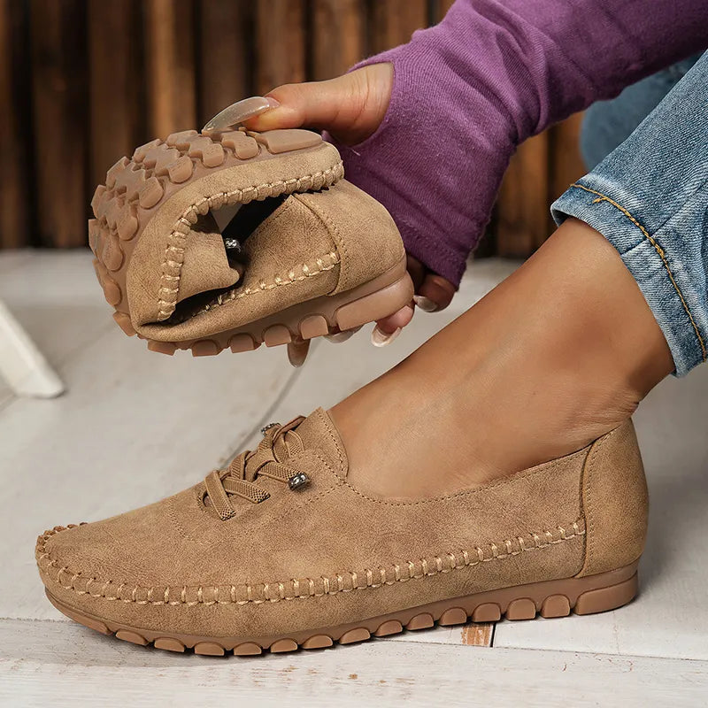 🔥Women's Comfortable Soft Hand-Stitched Genuine Leather Loafers